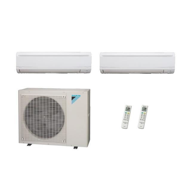24,000 Btu 18 Seer Daikin 2 Zone Wall Mount Mini Split Heat Pump Syste –  Source4air.com