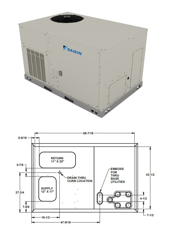 3 1 2 ton package ac unit