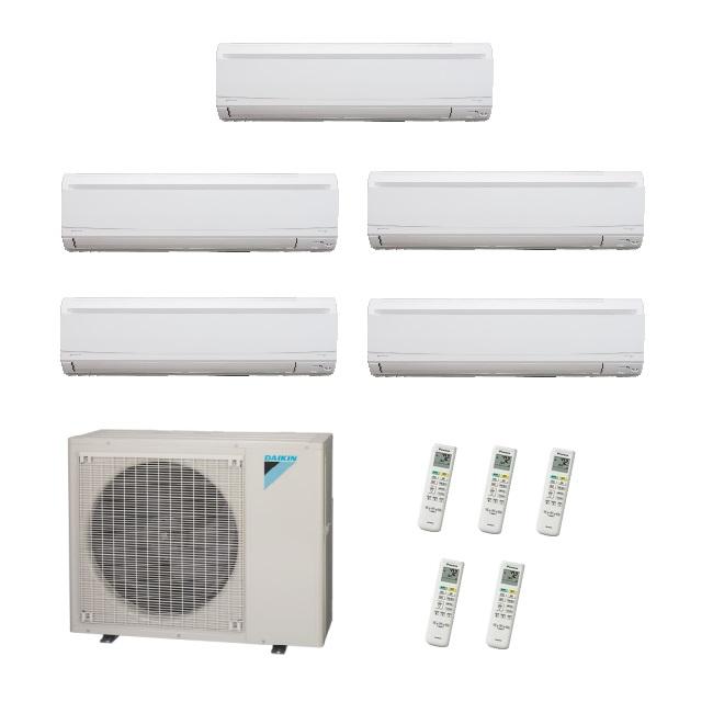 48,000 Btu 20.2 Seer Daikin 5 Zone Wall Mount Mini Split Heat Pump Sys –  Source4air.com