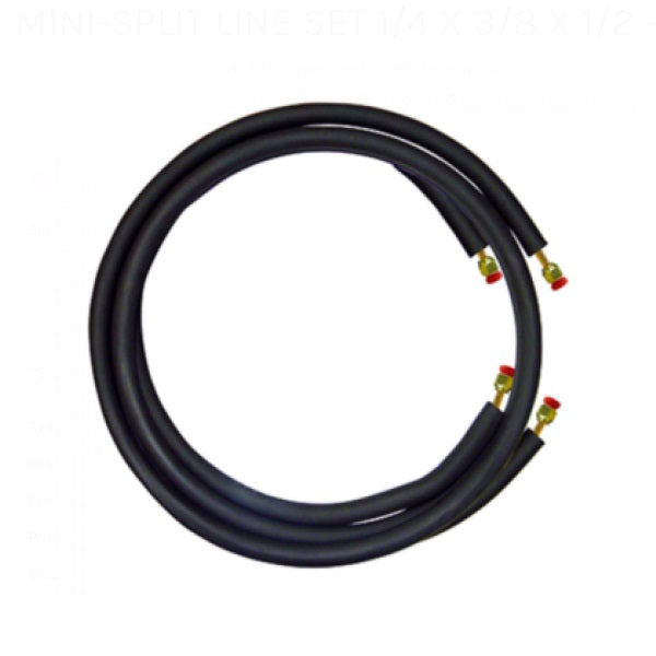 Mini Split Line Set 1/4 x 1/2 | 50 ft | LS14121250DMSF – Source4air.com